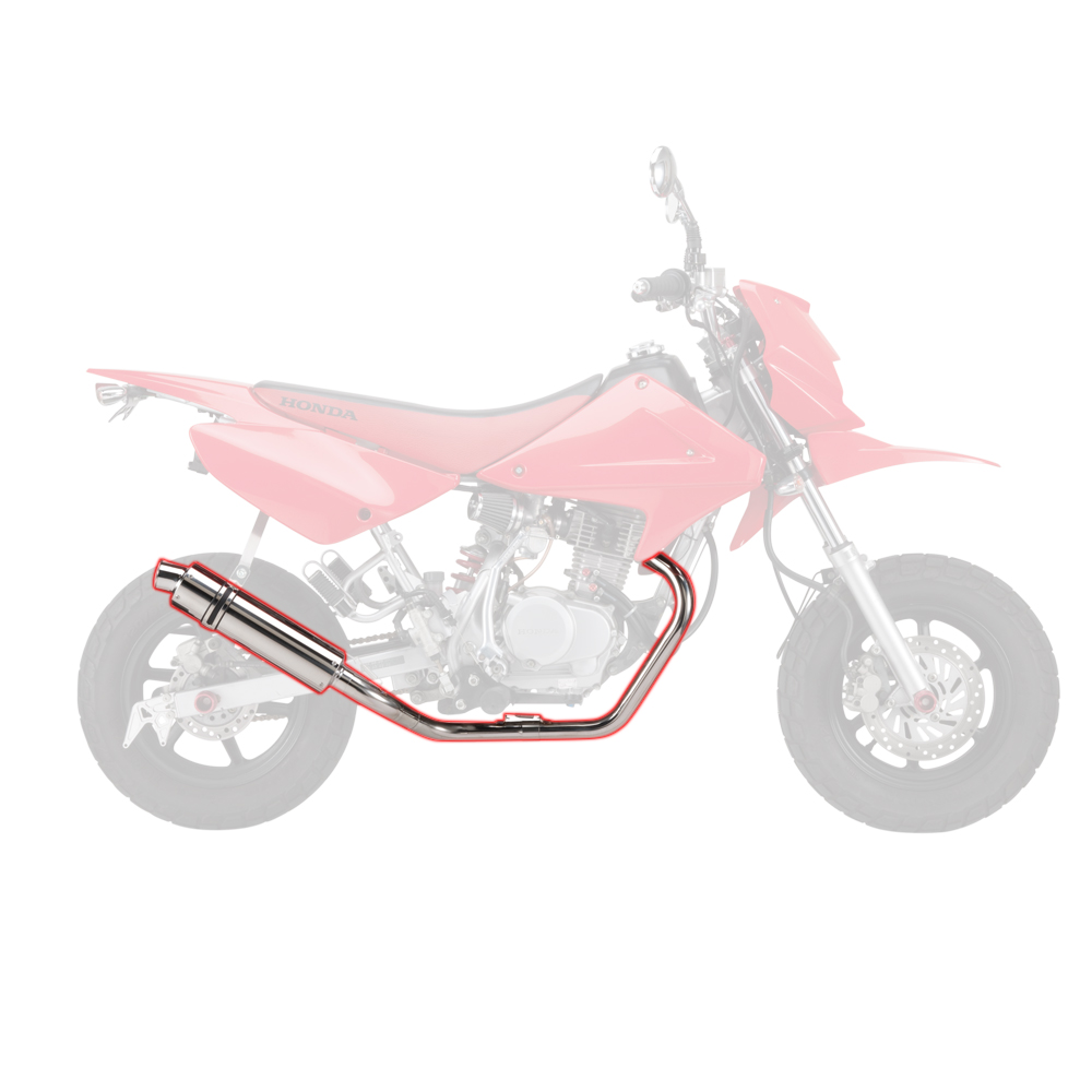 南海部品 パワーコンプ マフラー・タイプ1 エイプ100/XR100